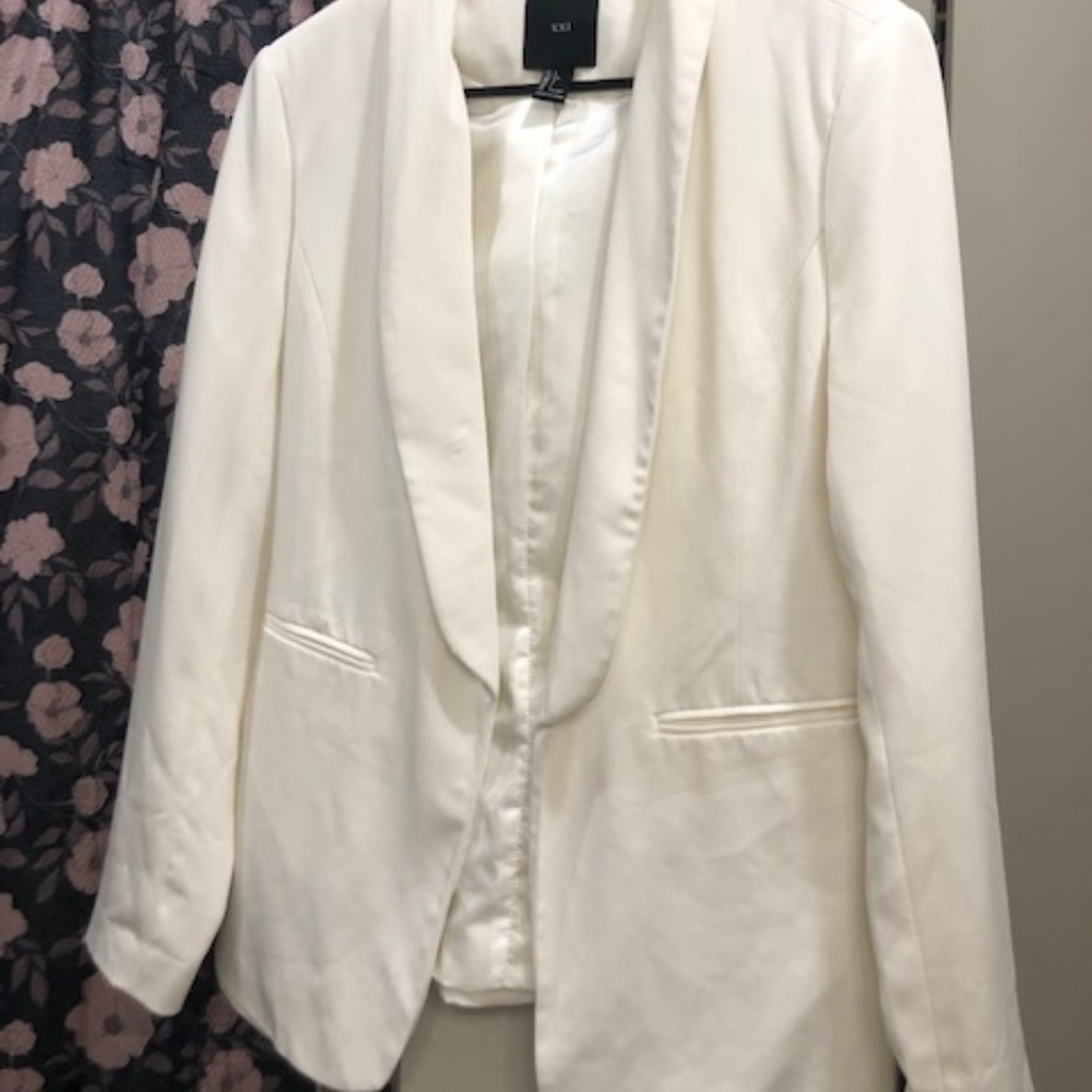 Classic White Blazer